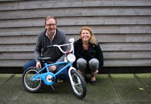 Kinderfiets, made in West