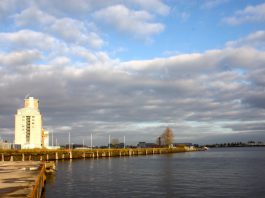 Uitwaaiplek met drankje