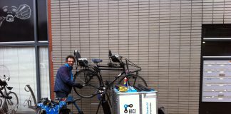 Mobiele fietsfluisteraar