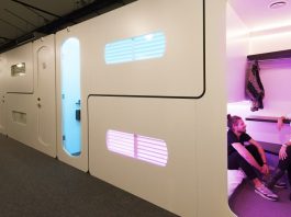 Slaapcabines CityHub open