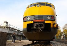 Restaurant in oude trein