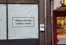 Franse brillenstunter kiest Kinkerstraat