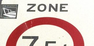 West wil zware trucks weren