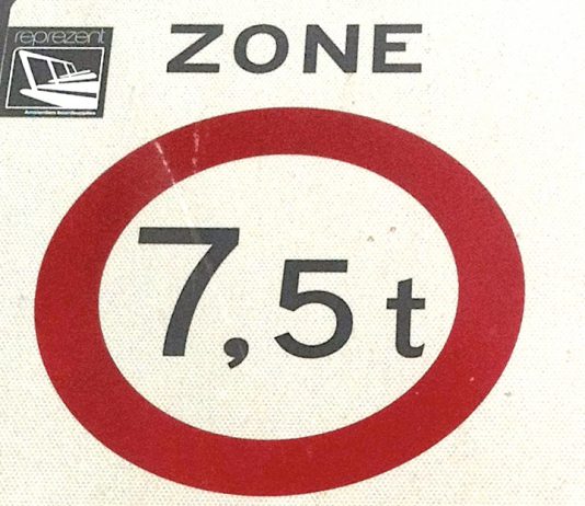 West wil zware trucks weren