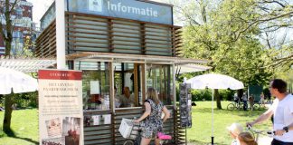 Infopunt bezoekers Vondelpark