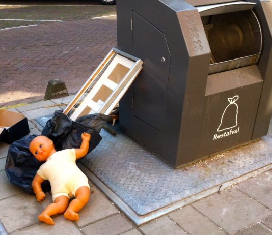 Grote mond na dumpen afval