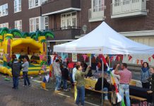 6 straten autovrij in zomer