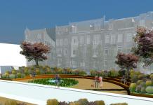 Grote ’boombank’ op Kwakersplein