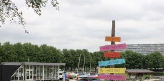Kiosk en toiletten bij Sloterplas