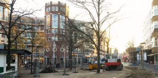Opknapbeurt pleintje Van Hallstraat Plein Van Hallstraat