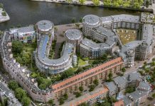 Winnen: Amsterdam van boven meander complex, Van Hallstraat, Staatsliedenbuurt, Westerpark