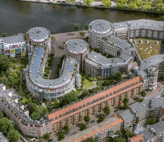 Winnen: Amsterdam van boven meander complex, Van Hallstraat, Staatsliedenbuurt, Westerpark