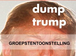 Protest kunstenaars tegen Trump