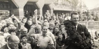 Oud-wielerkampioen Piet van Heusden (87): ‘Het Mercatorplein zag zwart van de mensen’
