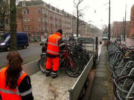 Duizenden fietsen in West verwijderd