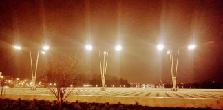 Vuurwerk bij de Sloterplas