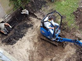 Problemen in binnentuinen door uitgraven kelders