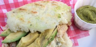 Een wel heel lekker broodje uit Venezuela