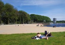 Liever niet meer barbecuen op het nieuwe Sloterstrand