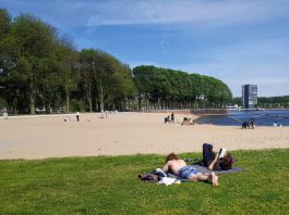 Liever niet meer barbecuen op het nieuwe Sloterstrand