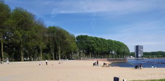 Liever niet meer barbecuen op het nieuwe Sloterstrand