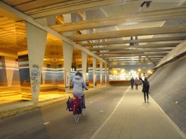 Wolk van liefde, schapen of spiegels voor tunnel A10