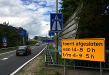 Lange files door afsluiting A10 West