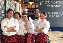 Parade van Japanse hapjes bij Ku West