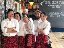 Parade van Japanse hapjes bij Ku West