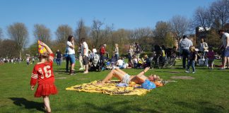 Sociaal foodfestival in Erasmuspark