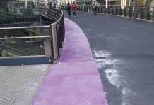 Is het Regenboogpad bij Sloterdijk alweer weg?