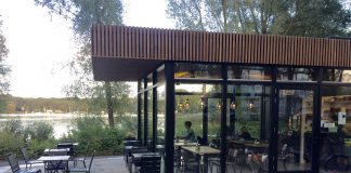 Paella en parilla aan de Sloterplas