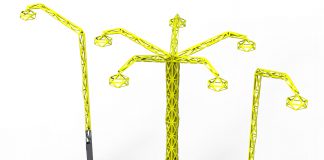 Lantaarnpalen, bakens of vlotten voor Houthaven