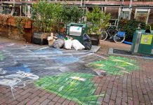 Graffiti moet afval tegengaan, maar of het helpt…