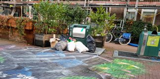 Graffiti moet afval tegengaan, maar of het helpt…