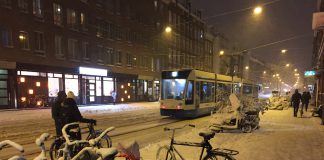 Grote kans op dik pak sneeuw in Amsterdam