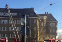Brand in restaurant Admiraal de Ruijterweg