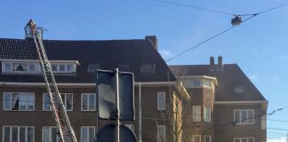 Brand in restaurant Admiraal de Ruijterweg
