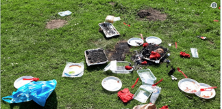 Dit laten mensen met mooi weer zoal achter in het park