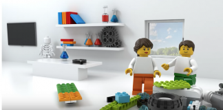 Spelen met Lego in Lola Luid