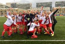Vrouwenvoetbalteam loopt 40 kilometer in Nacht van de Vluchteling