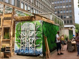 Supermarkt met gratis voedsel