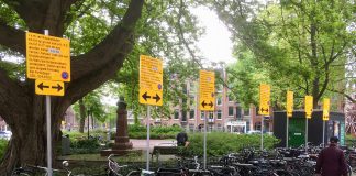 Minder auto’s en fietsen op groener Bellamyplein