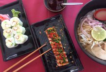Rock ’n roll sushi-rolls bij AMA in Westerpark