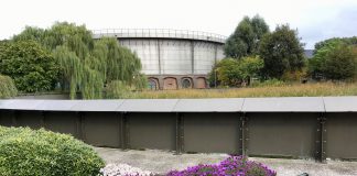 Wachtlijst voor zonnepanelen op gashouder