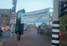 Spandoeken tegen vieze lucht op Nassaukade