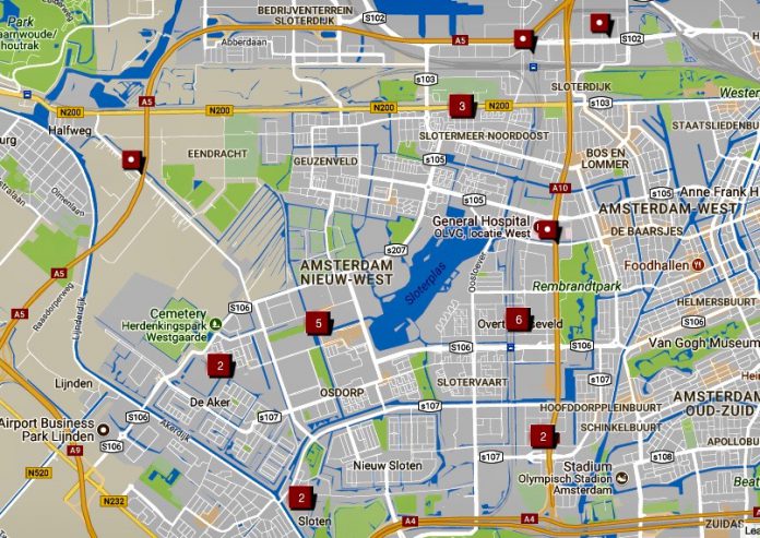 Kaart projecten Nieuw-West