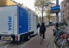 Slimmer laden en lossen op de Overtoom