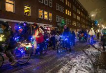 Lichtjesparade op de fiets komt naar Westerpark