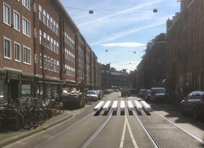 3D zebra Witte de Withstraat